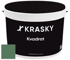 Краска X2B Kvadrat X Krasky матовая краска для потолков глубокого чёрного цвета цвет NCS S 5030-G10Y 