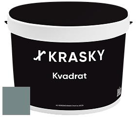 Краска X2B Kvadrat X Krasky матовая краска для потолков глубокого чёрного цвета цвет NCS S 5010-B50G 