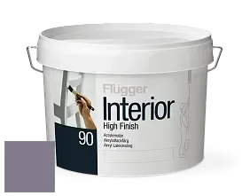 Краска Flugger Interior High Finish 90 акриловая глянцевая эмаль цвет 5447 