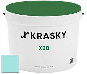 Краска X2B X Krasky глубокоматовая краска для потолков цвет NCS S 0530-B50G 