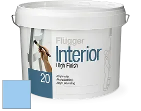 Краска Flugger Interior High Finish 20 акриловая полуматовая эмаль цвет 1473 