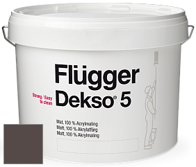 Краска Flugger Dekso 5 матовая краска цвет NCS S 8005-Y80R 