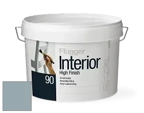 Краска Flugger Interior High Finish 90 акриловая глянцевая эмаль цвет NCS S 3010-B10G 
