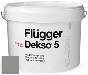 Краска Flugger Dekso 5 матовая краска цвет NCS S 4502-G50Y 