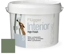 Краска Flugger Interior High Finish 5 матовая акриловая краска-грунт цвет NCS S 5020-G30Y 