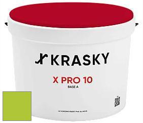 Краска X Pro 10 X Krasky матовая краска для стен и потолков цвет NCS S 0575-G40Y 