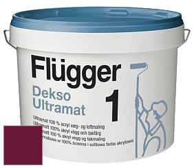 Краска Flugger Dekso 1 ультраматовая краска цвет RAL 4004 