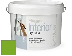 Краска Flugger Interior High Finish 5 матовая акриловая краска-грунт цвет NCS S 1080-G30Y 