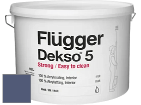 Краска Flugger Dekso 5 матовая краска цвет 3457 