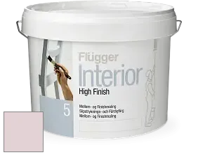 Краска Flugger Interior High Finish 5 матовая акриловая краска-грунт цвет 3412 