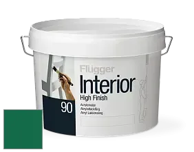 Краска Flugger Interior High Finish 90 акриловая глянцевая эмаль цвет NCS S 4550-G 