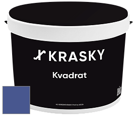 Краска X2B Kvadrat X Krasky матовая краска для потолков глубокого чёрного цвета цвет NCS S 4050-R70B 