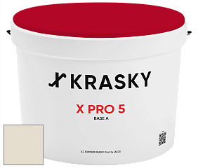 Краска X PRO 5 X Krasky матовая краска для стен и потолков цвет NO.75 