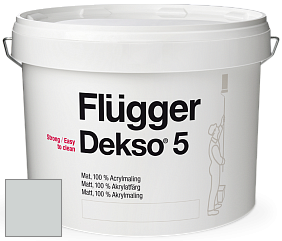 Краска Flugger Dekso 5 матовая краска цвет NCS S 1502-B50G 
