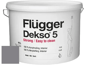 Краска Flugger Dekso 5 матовая краска цвет 5487 