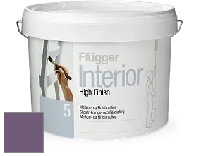 Краска Flugger Interior High Finish 5 матовая акриловая краска-грунт цвет NCS S 5030-R50B 