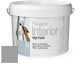Краска Flugger Interior High Finish 5 матовая акриловая краска-грунт цвет RAL 7004 