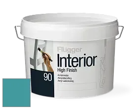 Краска Flugger Interior High Finish 90 акриловая глянцевая эмаль цвет NCS S 3040-B30G 