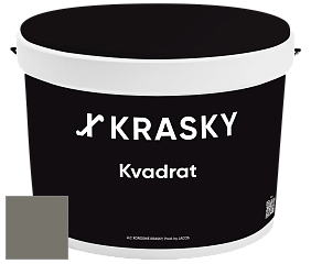 Краска X2B Kvadrat X Krasky матовая краска для потолков глубокого чёрного цвета цвет 5338 