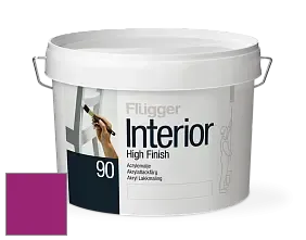 Краска Flugger Interior High Finish 90 акриловая глянцевая эмаль цвет RAL 4006 