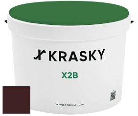 Краска X2B X Krasky глубокоматовая краска для потолков цвет RAL 3007 