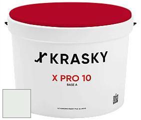 Краска X Pro 10 X Krasky матовая краска для стен и потолков цвет NCS S 0505-G 