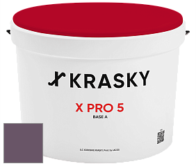 Краска X PRO 5 X Krasky матовая краска для стен и потолков цвет NCS S 6020-R40B 