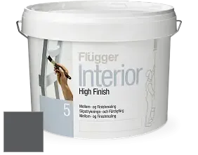 Краска Flugger Interior High Finish 5 матовая акриловая краска-грунт цвет NCS S 7502-B 