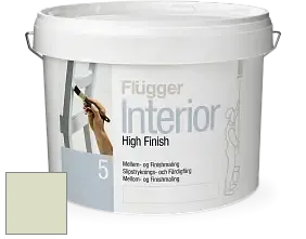 Краска Flugger Interior High Finish 5 матовая акриловая краска-грунт цвет NCS S 1010-G50Y 