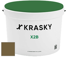 Краска X2B X Krasky глубокоматовая краска для потолков цвет NCS S 6030-G90Y 