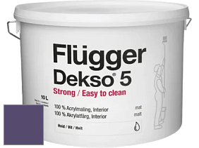 Краска Flugger Dekso 5 матовая краска цвет 2448 