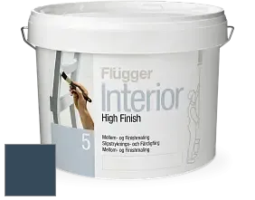 Краска Flugger Interior High Finish 5 матовая акриловая краска-грунт цвет NCS S 7020-R90B 