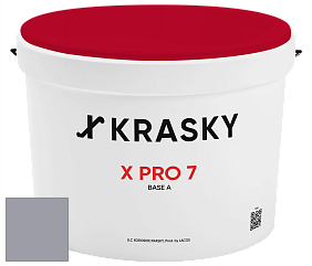 Краска X Pro 7 X Krasky матовая краска для стен и потолков цвет 5475 