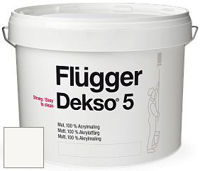 Краска Flugger Dekso 5 матовая краска цвет 5342 