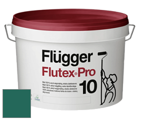 Краска Flugger Flutex Pro 10 матовая моющаяся краска цвет NCS S 5040-B80G 