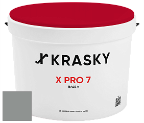 Краска X Pro 7 X Krasky матовая краска для стен и потолков цвет NCS S 4502-G 