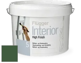 Краска Flugger Interior High Finish 5 матовая акриловая краска-грунт цвет NCS S 5540-G20Y 