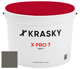 Краска X Pro 7 X Krasky матовая краска для стен и потолков цвет NCS S 7005-G80Y 