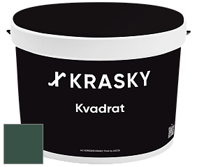 Краска X2B Kvadrat X Krasky матовая краска для потолков глубокого чёрного цвета цвет NCS S 7020-G 