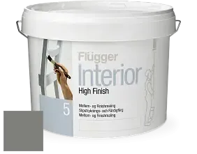 Краска Flugger Interior High Finish 5 матовая акриловая краска-грунт цвет NCS S 5502-G50Y 