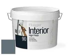 Краска Flugger Interior High Finish 90 акриловая глянцевая эмаль цвет NCS S 6010-B10G 