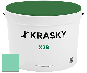 Краска X2B X Krasky глубокоматовая краска для потолков цвет NCS S 1040-B90G 