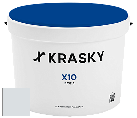 Краска X10 X Krasky шелковисто-матовая краска для стен и потолков цвет NO.85 