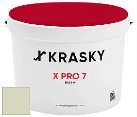 Краска X Pro 7 X Krasky матовая краска для стен и потолков цвет 3523 