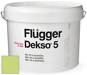 Краска Flugger Dekso 5 матовая краска цвет NCS S 0550-G40Y 