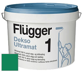 Краска Flugger Dekso 1 ультраматовая краска цвет RAL 6032 
