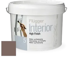 Краска Flugger Interior High Finish 5 матовая акриловая краска-грунт цвет NCS S 6010-Y70R 