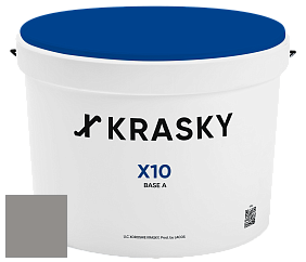 Краска X10 X Krasky шелковисто-матовая краска для стен и потолков цвет 5354 