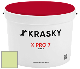 Краска X Pro 7 X Krasky матовая краска для стен и потолков цвет 2535 