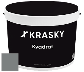Краска X2B Kvadrat X Krasky матовая краска для потолков глубокого чёрного цвета цвет NCS S 5502-B50G 